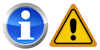 Icon Info und Achtung für eine rechtliche Klarstellung