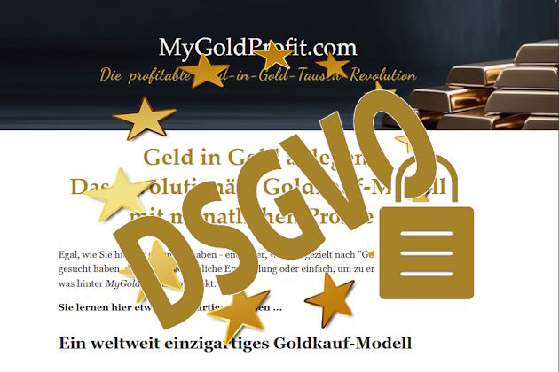 Datenschutz / Datenschutzerklärung von MyGoldProfit.com